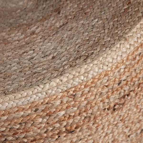 Jute Accent Ottoman Stool By Diamond Sofa - Image 4