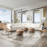 Jute Accent Ottoman Stool By Diamond Sofa - Image 5