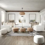 Jute Accent Ottoman Stool By Diamond Sofa - Image 6