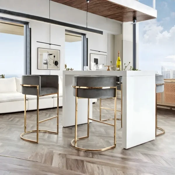 Icon White Bar Table By Diamond Sofa - Image 2