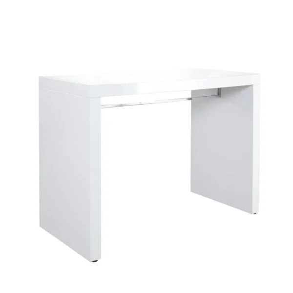 Icon White Bar Table By Diamond Sofa - Image 3