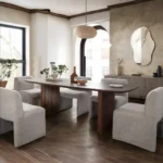 Coral Armless Dining Chair By Diamond Sofa - Image 2