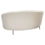 Celine Light Cream Curved Sofa By Diamond Sofa - Image 5