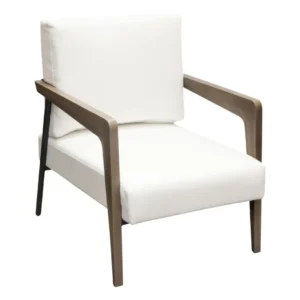 Blair Wood Accent Chair in White By Diamond Sofa