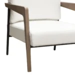 Blair Wood Accent Chair in White By Diamond Sofa - Image 6