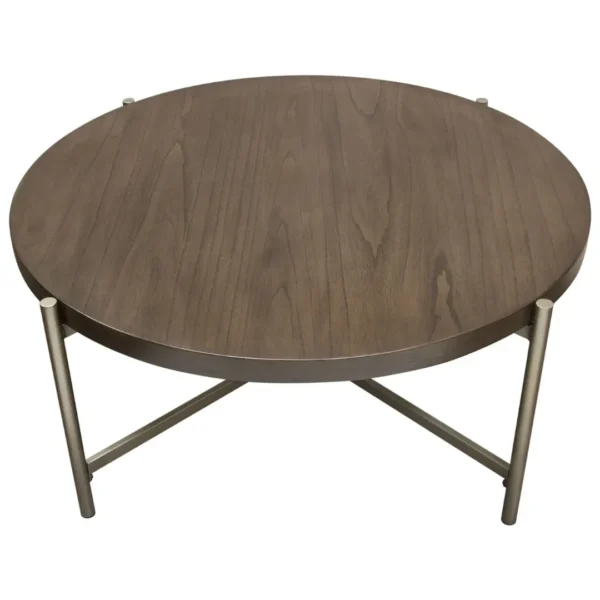Atwood 40" Grey Oak Coffee Table By Diamond Sofa - Image 2