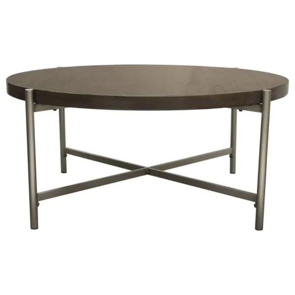 Atwood 40" Grey Oak Coffee Table By Diamond Sofa - Image 4
