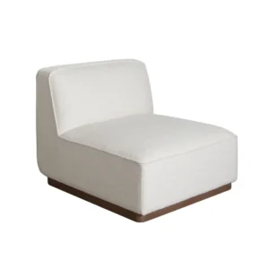 Aspen Linen Upholstered Chair in Cream By Diamond Sofa