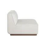 Aspen Linen Upholstered Chair in Cream By Diamond Sofa - Image 2