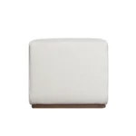 Aspen Linen Upholstered Chair in Cream By Diamond Sofa - Image 3