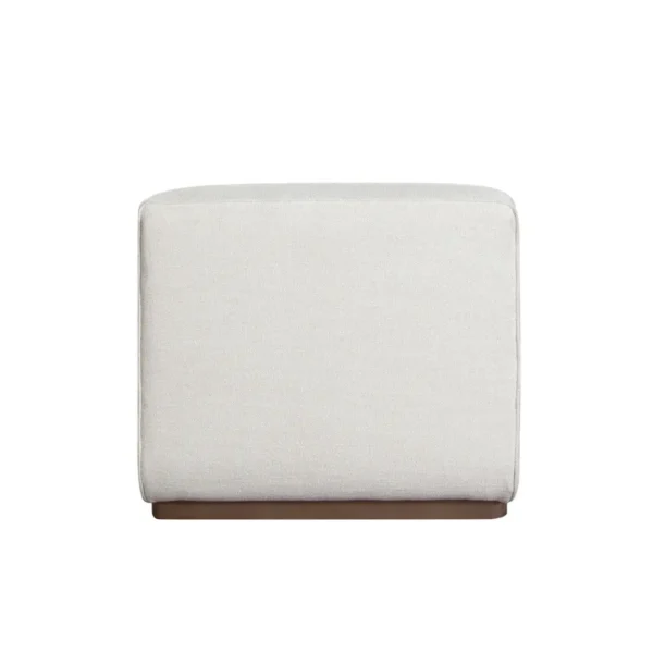 Aspen Linen Upholstered Chair in Cream By Diamond Sofa - Image 3