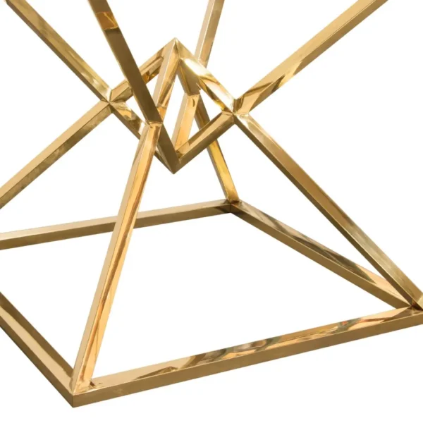 Aria Square Glass Top End Table By Diamond Sofa - Image 9