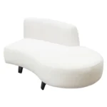 Vesper Curved White Chaise Lounge By Diamond Sofa - Image 6