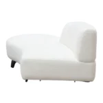 Vesper Curved White Chaise Lounge By Diamond Sofa - Image 7