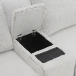 Tarrance Gray Modular Console with Wireless Charging by ACME - Image 4