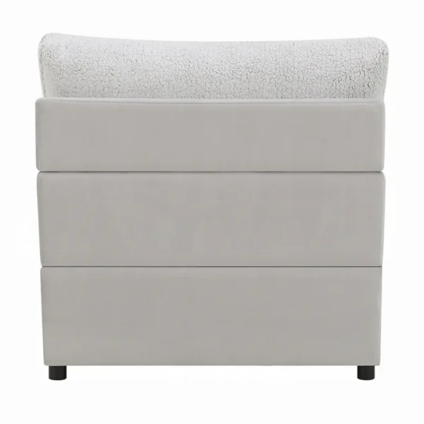 Tarrance Gray Modular Power Armless Recliner by ACME - Image 4