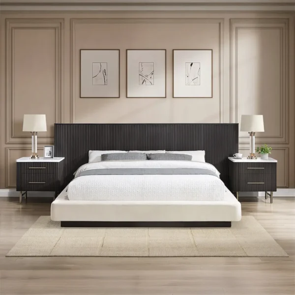 Clayten Eastern King Bed Frame Wood by ACME - Image 2