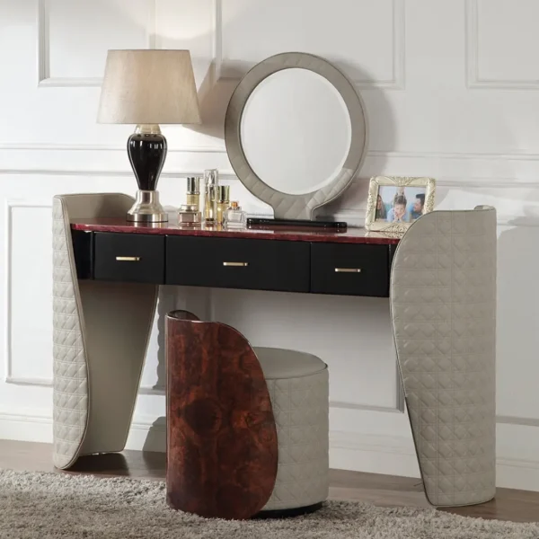 Jamonica Wood Vanity Desk by ACME - Image 3