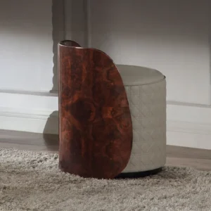 Jamonica Gray Upholstered Vanity Stool by ACME
