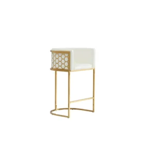 Gold Frame Bar Stool Chair By McFerran