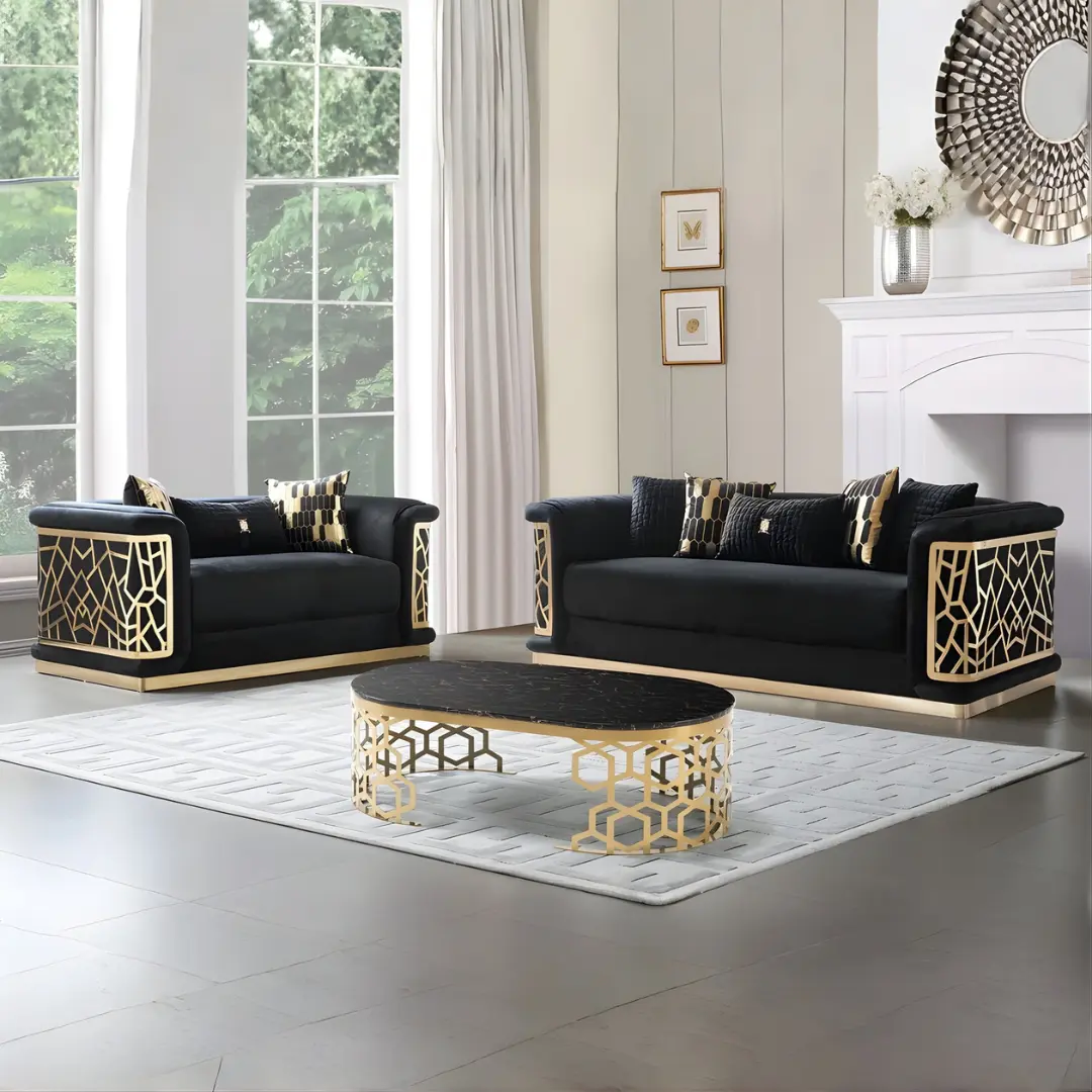 Luxury Sofa Set For Living Room By McFerran | U-Trade Furniture Luxury Sofa Set For Living Room By McFerran - Image 1