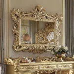 Bernadette Gold Wall Mirror by ACME