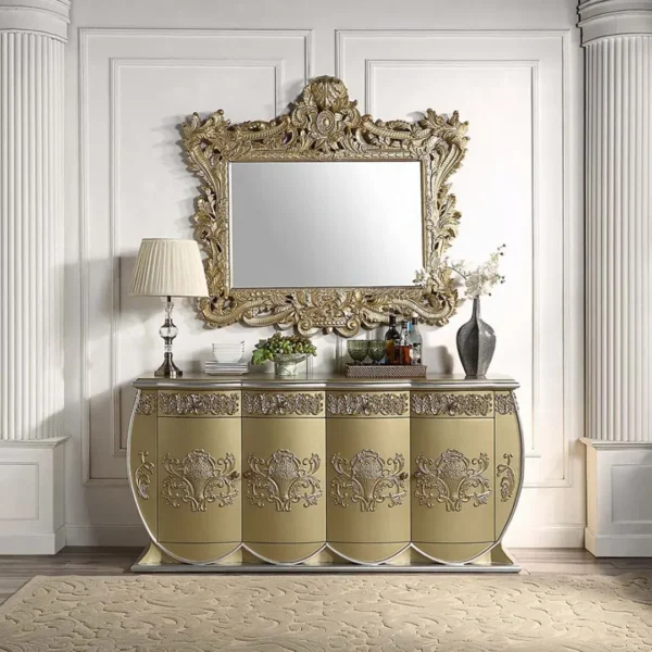 Bernadette Gold Wall Mirror by ACME - Image 3