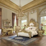 Bernadette White Leather Bed Eastern King by ACME - Image 6