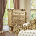 Bernadette Gold 3 Drawer Chest by ACME