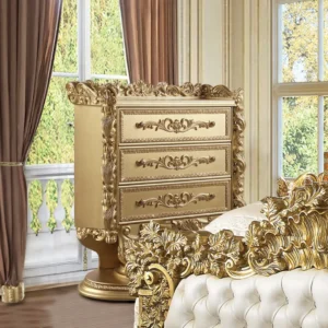 Bernadette Gold 3 Drawer Chest by ACME