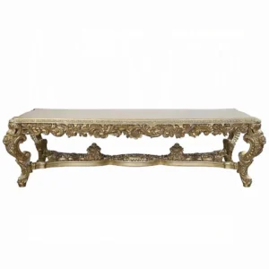 Bernadette Rectangle Gold Dining Table by ACME