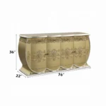 Bernadette Gold Server Cabinet by ACME - Image 5