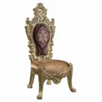 Bernadette Gold Dining Side Chair Set of 2 by ACME