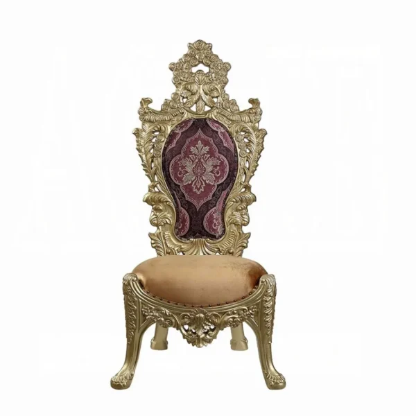 Bernadette Gold Dining Side Chair Set of 2 by ACME - Image 2