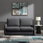 Jinn Dark Grey Couch with Sleeper (Queen) by ACME