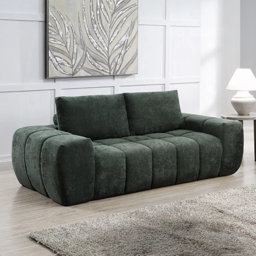 Medwin Compressed Green Sofa by ACME | U-Trade Furniture Medwin Compressed Green Sofa by ACME - Image 1