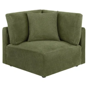 Elysia Chenille Wedge Corner Sectional By Coaster Furniture