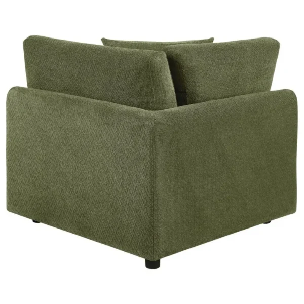 Elysia Chenille Wedge Corner Sectional By Coaster Furniture - Image 4