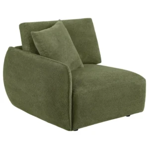 Elysia Chenille Green Living Room Chair By Coaster Furniture