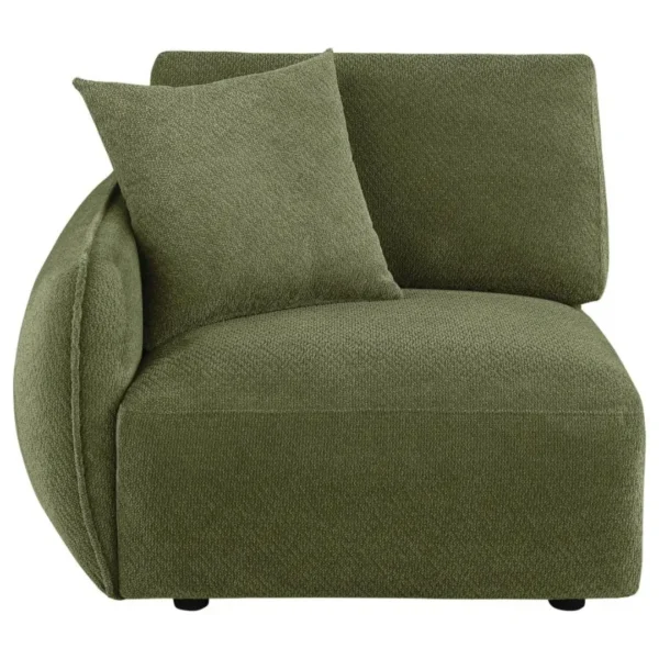Elysia Chenille Green Living Room Chair By Coaster Furniture - Image 2