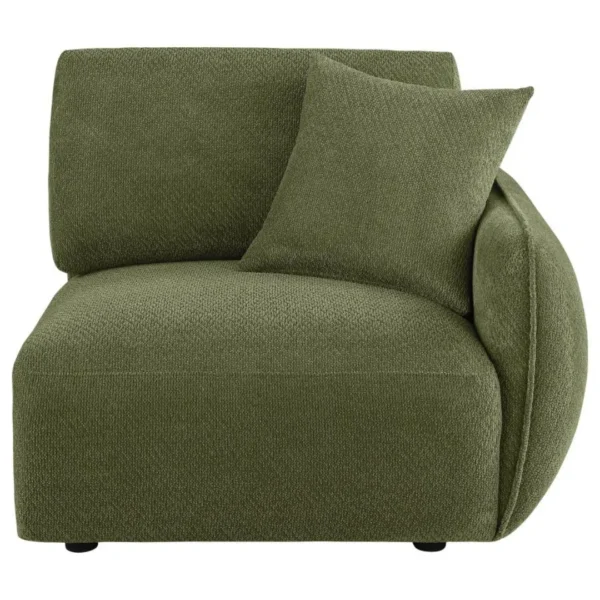 Elysia Chenille Green Living Room Chair By Coaster Furniture - Image 3