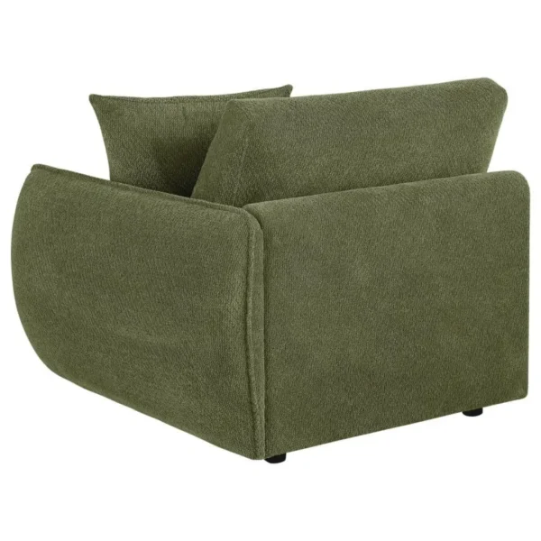 Elysia Chenille Green Living Room Chair By Coaster Furniture - Image 5