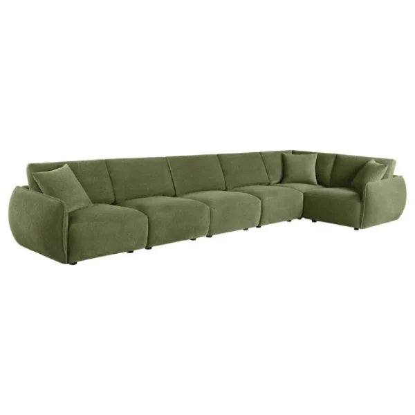 Elysia 6 Seater Sectional Sofa By Coaster Furniture - Image 4