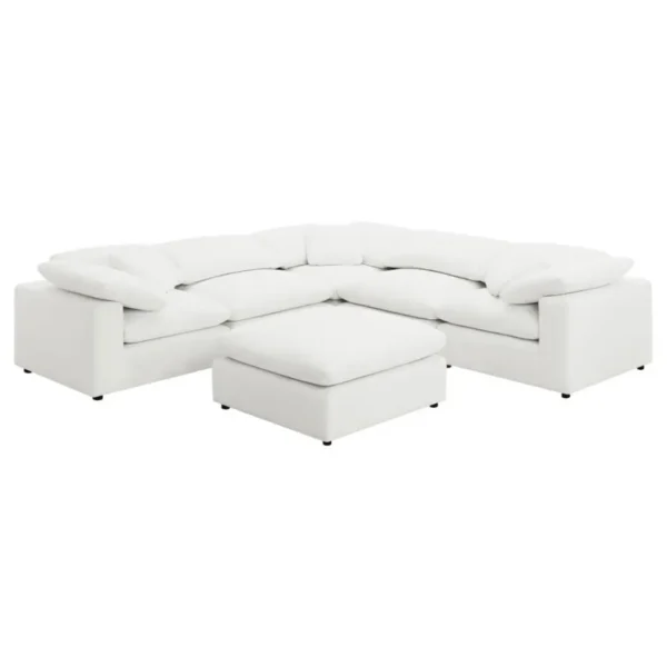 Raleigh L-Shaped Sectional Sofa By Coaster Furniture - Image 3