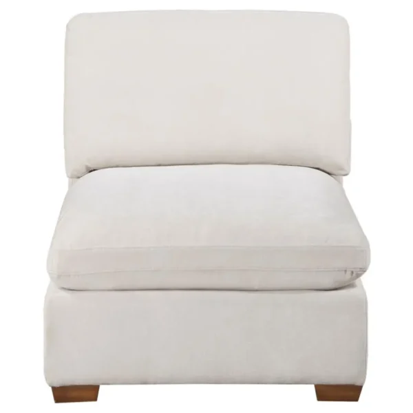 Lakeview Armless Chenille Fabric Chair By Coaster Furniture - Image 3