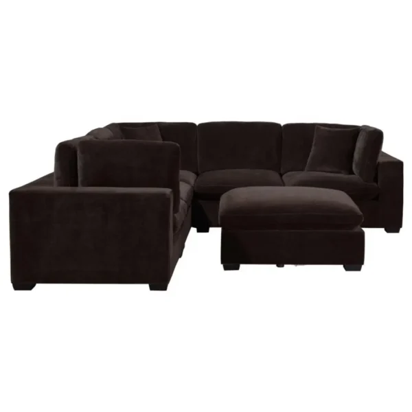 Lakeview 6 Piece L Shape Sofa Sectional By Coaster Furniture - Image 4
