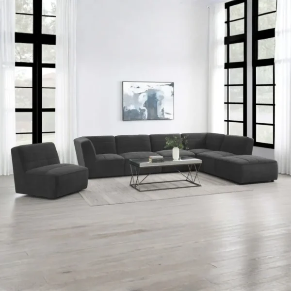 Sunny Square Ottoman Pouf By Coaster Furniture - Image 7