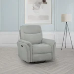 Adler Upholstered Power Glider Recliner By Coaster Furniture - Image 2