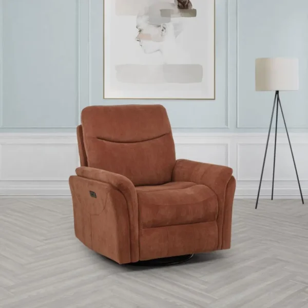 Adler Upholstered Power Glider Recliner By Coaster Furniture - Image 3