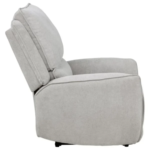 Sylmar Dove Grey Recliner Chair By Coaster Furniture - Image 3
